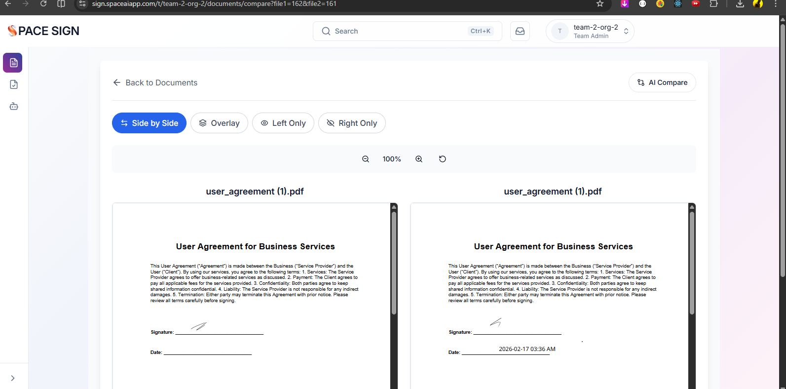 Space Sign vs DocuSign vs Adobe Sign: 2026 Comparison
